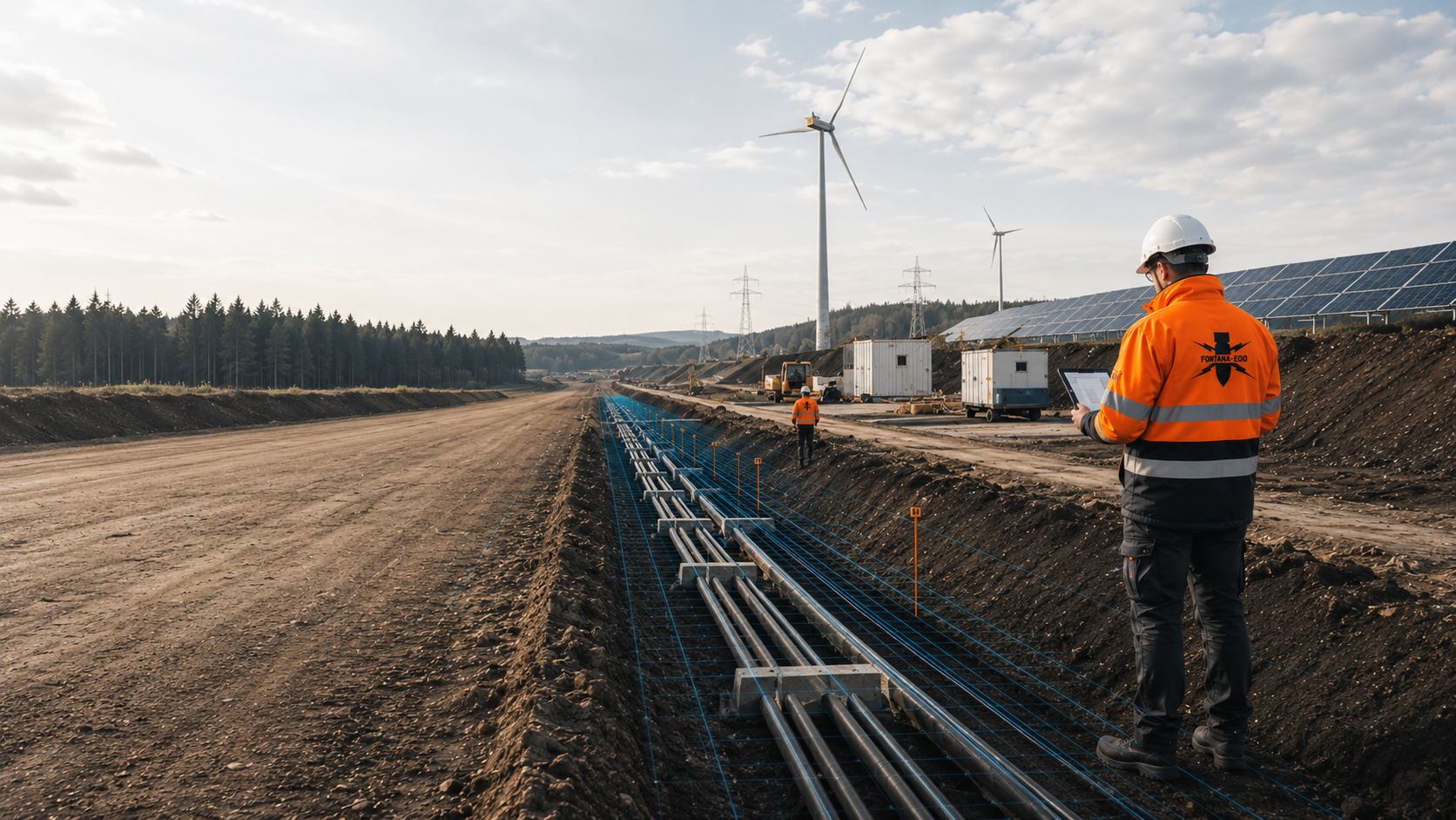 Kampfmittelprüfung für Leitungsbau und Energieprojekte auf einer Trasse